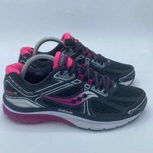 Saucony Omni 15 Everun Black Athletic Sneakers